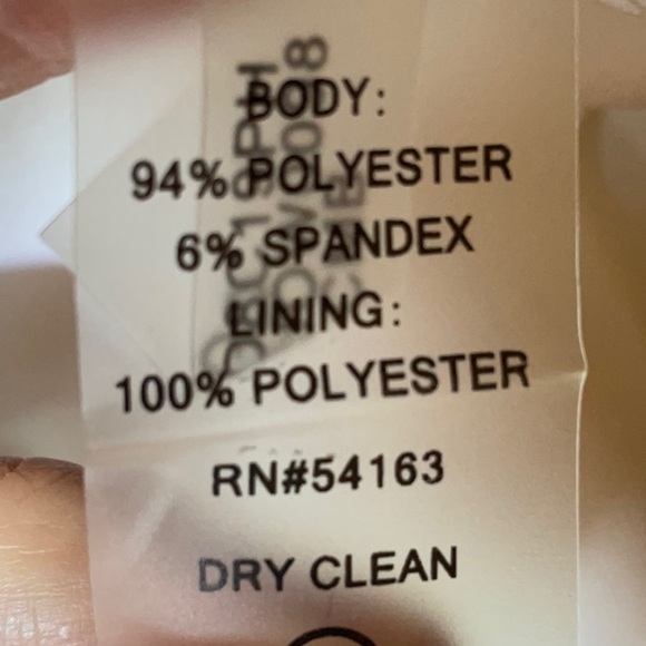 NWOT Calvin Klein Sleeveless Floral Beaded Embellished Sheath Midi Dress Size 2 - Picture 9 of 9